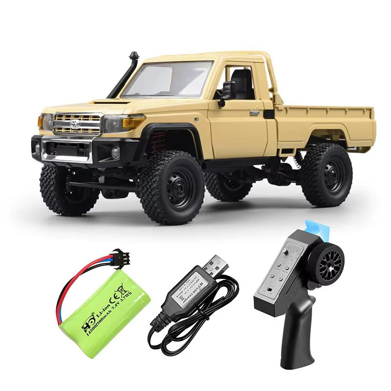 MNRC MN82 1:12 Toyota Land Cruiser LC79 RC Rock Crawler | 4WD 2.4GHz Full Proportional Off-Road Pickup Truck with LED Lights