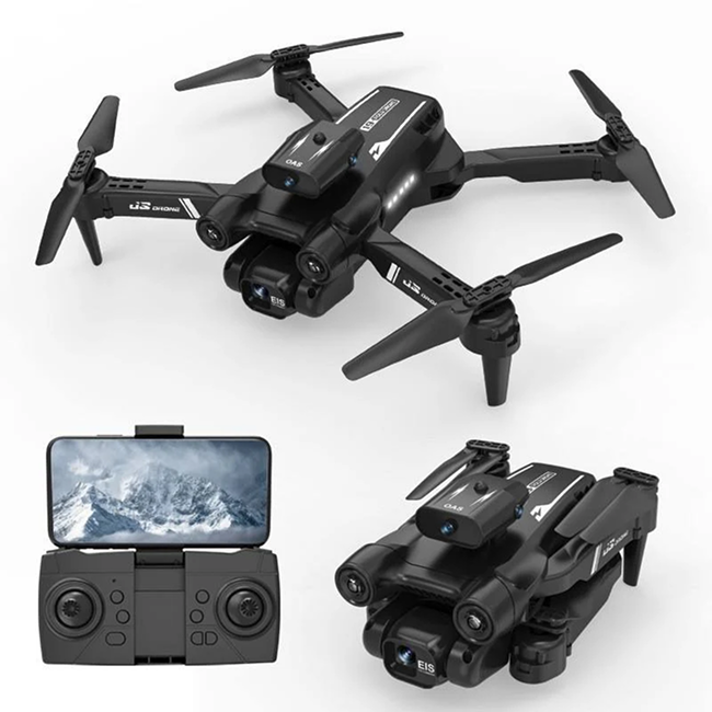 S17 Pro Foldable RC Drone with HD Camera | Aerial Photography Quadcopter with Altitude Hold, One-Key Takeoff | Remote Control Drone for Kids & Beginners