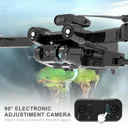 F22 Foldable RC Drone with Dual Camera | 2.4 GHz Remote | Headless Mode | Altitude Hold | LED Lights secondary