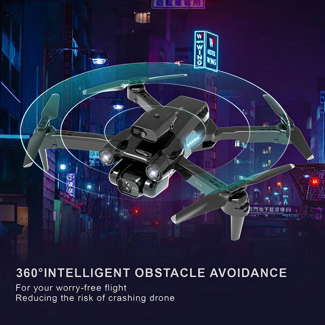 F22 Foldable RC Drone with Dual Camera | 2.4 GHz Remote | Headless Mode | Altitude Hold | LED Lights