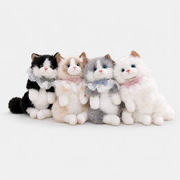 Realistic Ragdoll Cat Plush Backpack | Cute Soft Toy Cat Shoulder Bag with Adjustable Straps | Animal Backpack for Girls, Kids & Cat Lovers