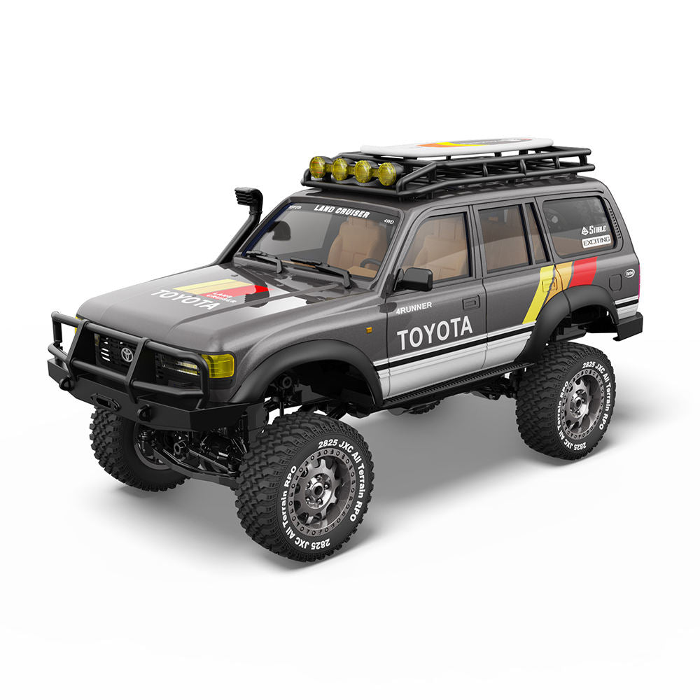 JXC LC80 - 1:12 Toyota Land Cruiser RC Car | 4WD 2.4GHz Remote Control Off-Road Rock Crawler Truck with LED Lights, Realistic Body & Full Function Control