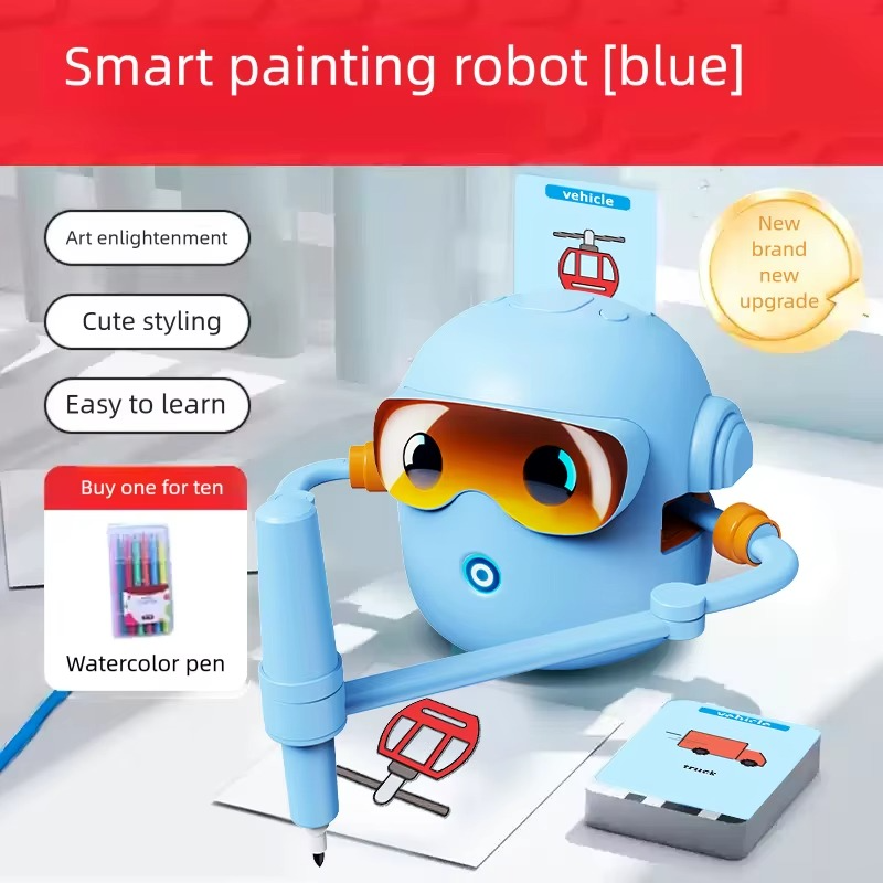 Smart Drawing Robot Toy for Kids | Interactive Educational Writing & Sketch Learning Machine with Activity Cards and Creative Play