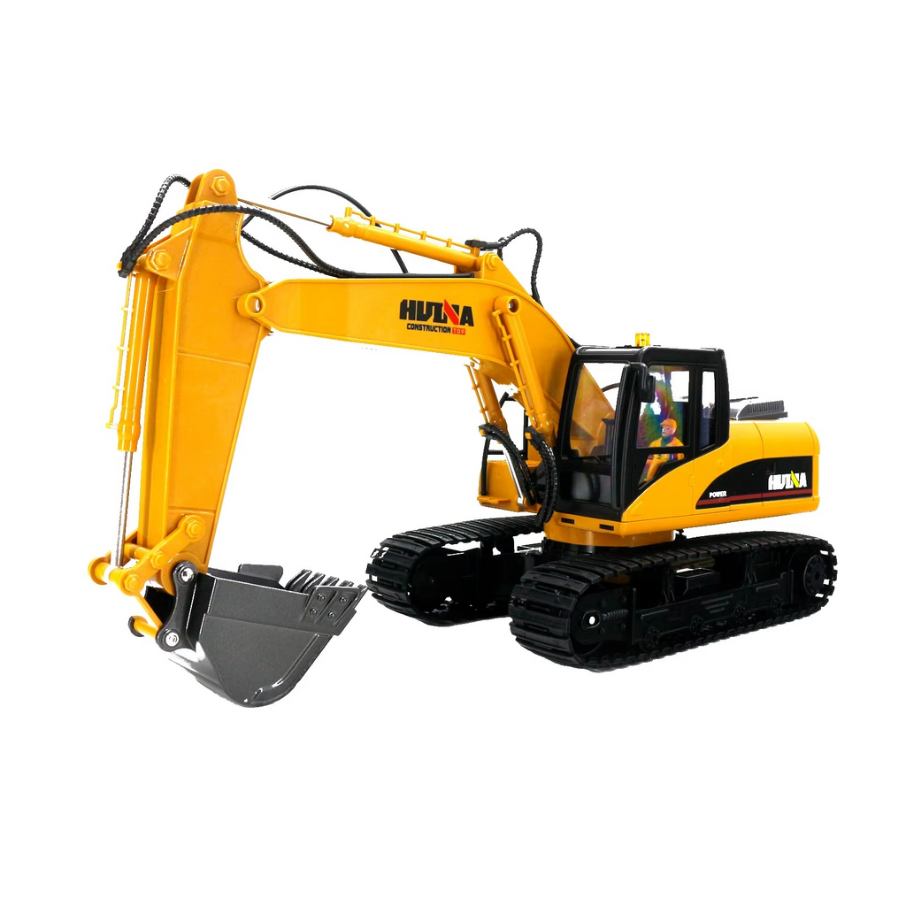 HUINA 1535 - 1:14 Scale 15ch RC Die-cast RC Excavator Construction Truck Toys Radio Control Toy Alloy Engineering Excavator