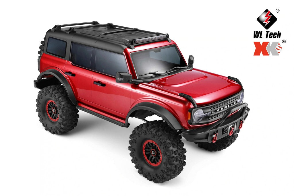 WLTOYS 104020 - 1:10 RC Rock Crawler | 4WD 2.4GHz Full Proportional Off-Road Climbing Truck with LED Lights & Scale Body