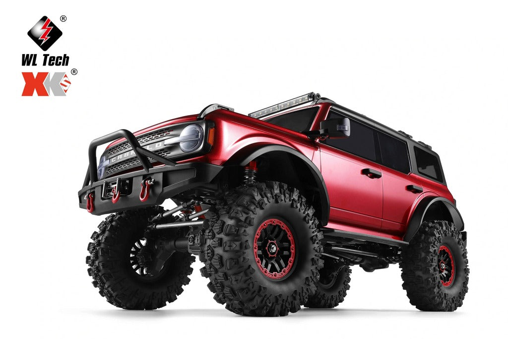 WLTOYS 104020 - 1:10 RC Rock Crawler | 4WD 2.4GHz Full Proportional Off-Road Climbing Truck with LED Lights & Scale Body