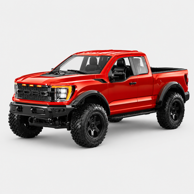Hstar F150- 1:12 Scale Raptor 4WD RC Off-Road Truck with 2.4GHz Remote Control, Rechargeable Battery, Ready-to-Run All Terrain Remote Control Pickup Truck for Kids & Adults