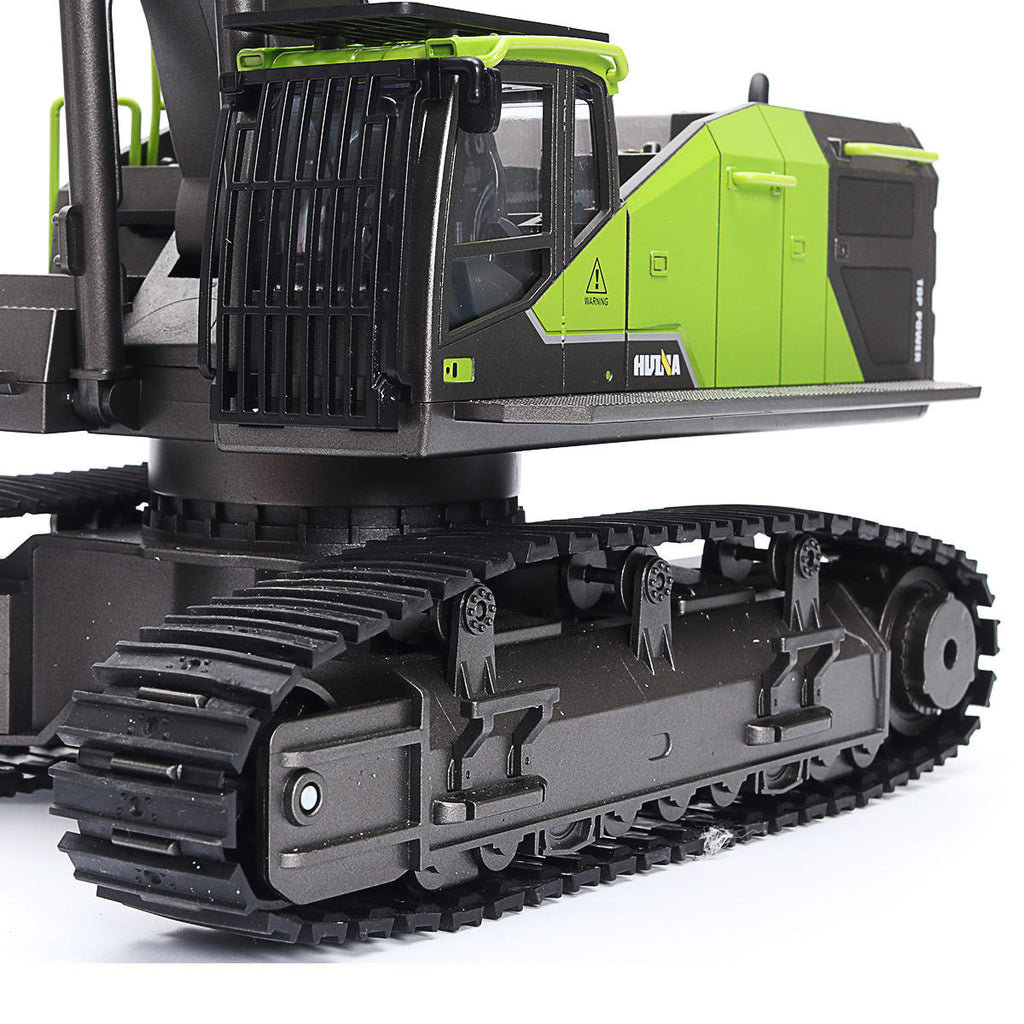 Huina 1593 - 1:14 RC Excavator | 2.4GHz 22CH Semi-Alloy Full Function Construction Digger with Realistic Lights & Sound