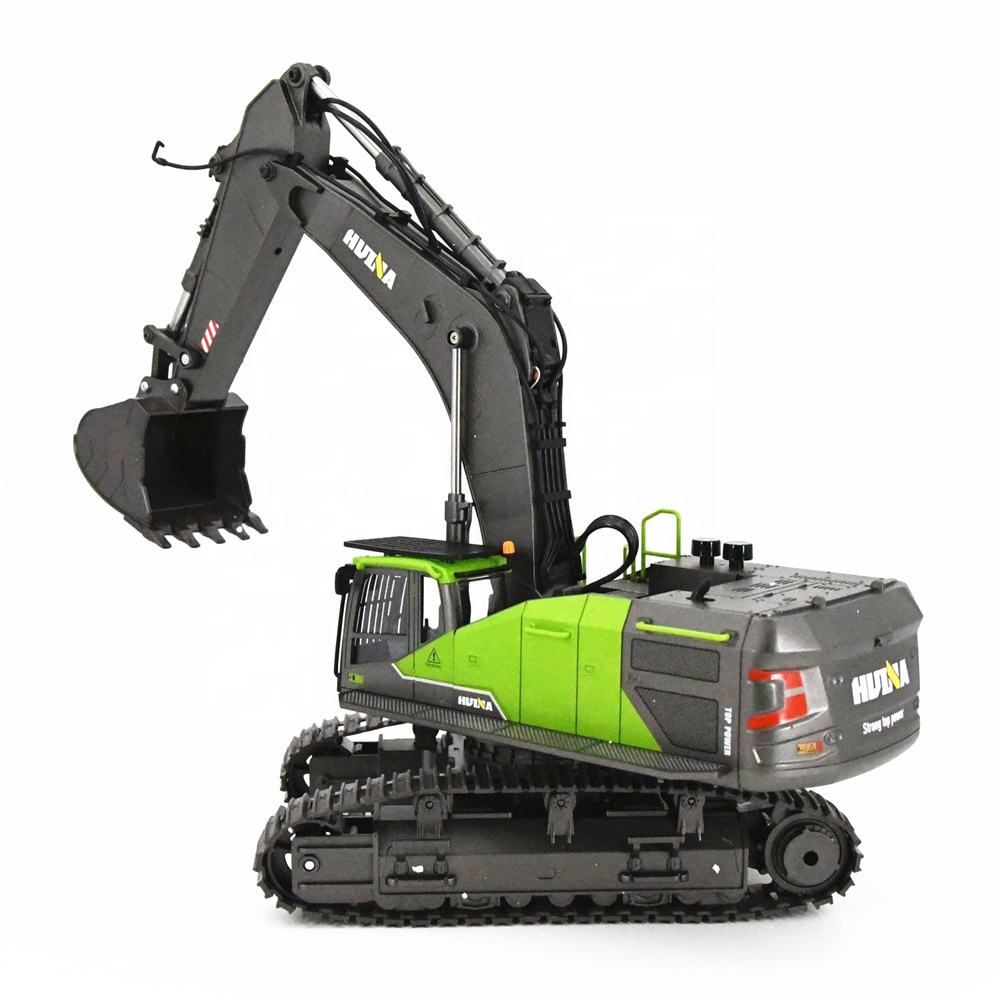 Huina 1593 - 1:14 RC Excavator | 2.4GHz 22CH Semi-Alloy Full Function Construction Digger with Realistic Lights & Sound