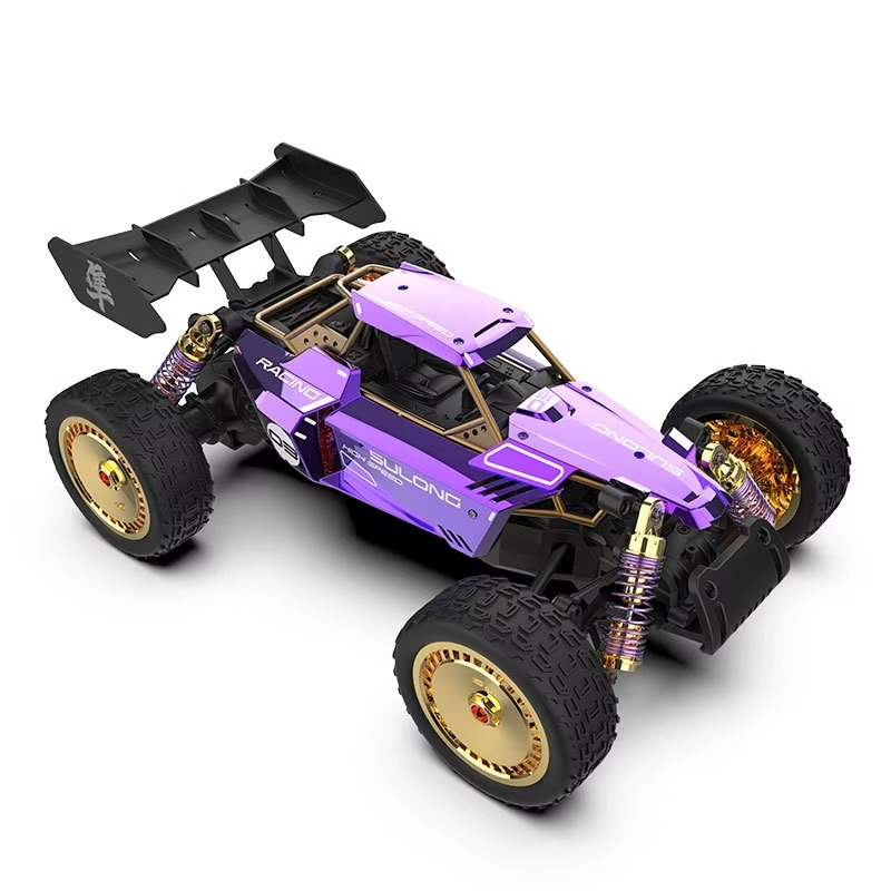 SULONG SL-6034 - 1:14 Scale Die-Cast Alloy RC Off-Road Buggy – 2.4GHz High-Speed Remote Control Car with Metal Body, Independent Suspension & Racing Design (Purple)