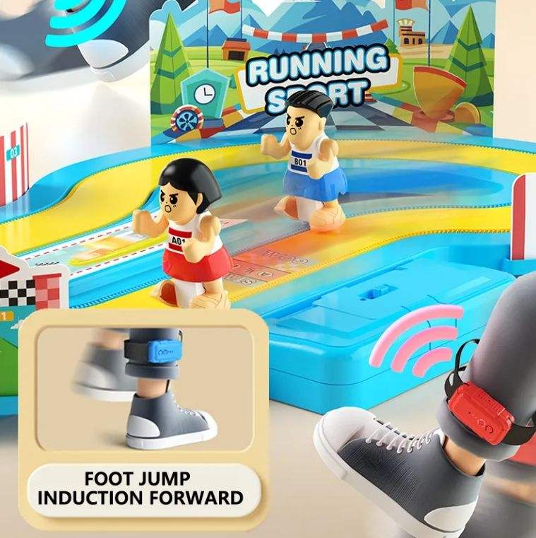 Interactive Induction Running Racing Toys Wireless Motion Sensor Battle Game Toy Racking Family Board Game for Kids Toys - G001