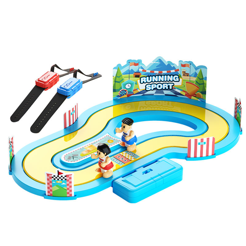 Interactive Induction Running Racing Toys Wireless Motion Sensor Battle Game Toy Racking Family Board Game for Kids Toys - G001