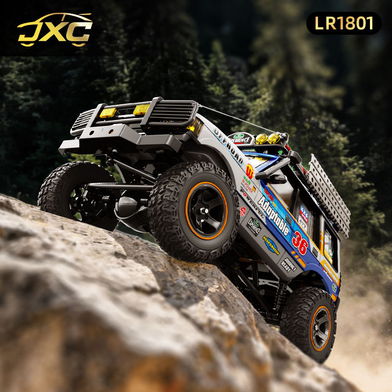 JXC LR1801 - 1:18 RC Rock Crawler | 4WD Dual Speed Off-Road Climbing Truck with 2.4GHz Remote, High Torque & RTR Battery