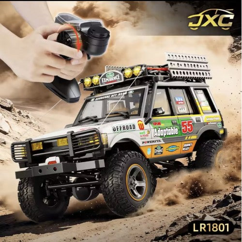 JXC LR1801 - 1:18 RC Rock Crawler | 4WD Dual Speed Off-Road Climbing Truck with 2.4GHz Remote, High Torque & RTR Battery