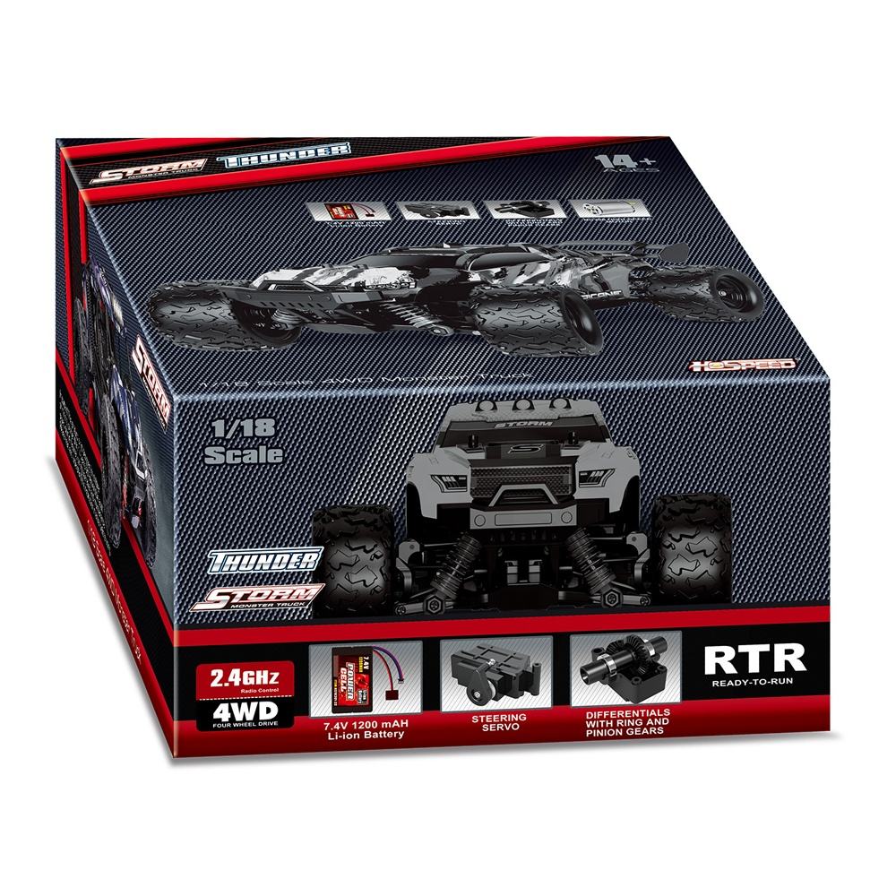 Hospeed 16351 - 1:16 4WD RC Drift Car – 2.4GHz High-Speed Racing Car with Dual Drift & Off-Road Tires, LED Lights & Precision Control