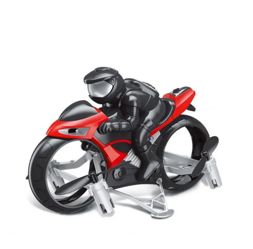 AF903 2-in-1 RC Flying Motorcycle Toy | 2.4GHz Land & Air Quadcopter with 360° Flips, LED Lights & Rechargeable Battery