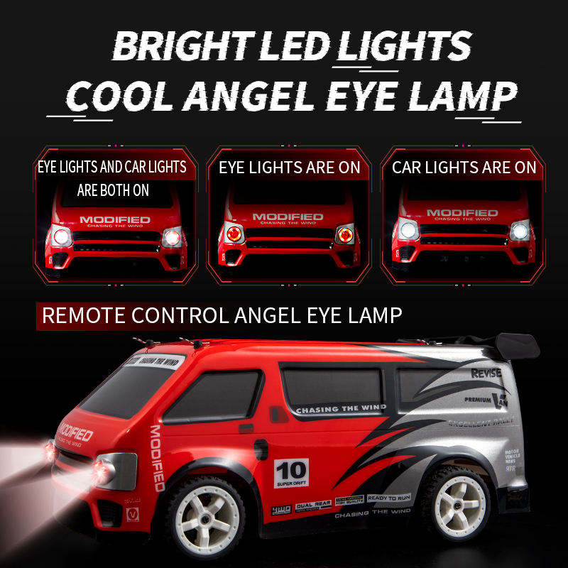 HAOJUN 828E - 1:14 Scale 4WD RC Drift Racing Van for Kids & Adults | 2.4GHz Remote Control Car with Drift Wheels, Rechargeable Battery, High-Speed Performance & Long-Range Control | Age 6+