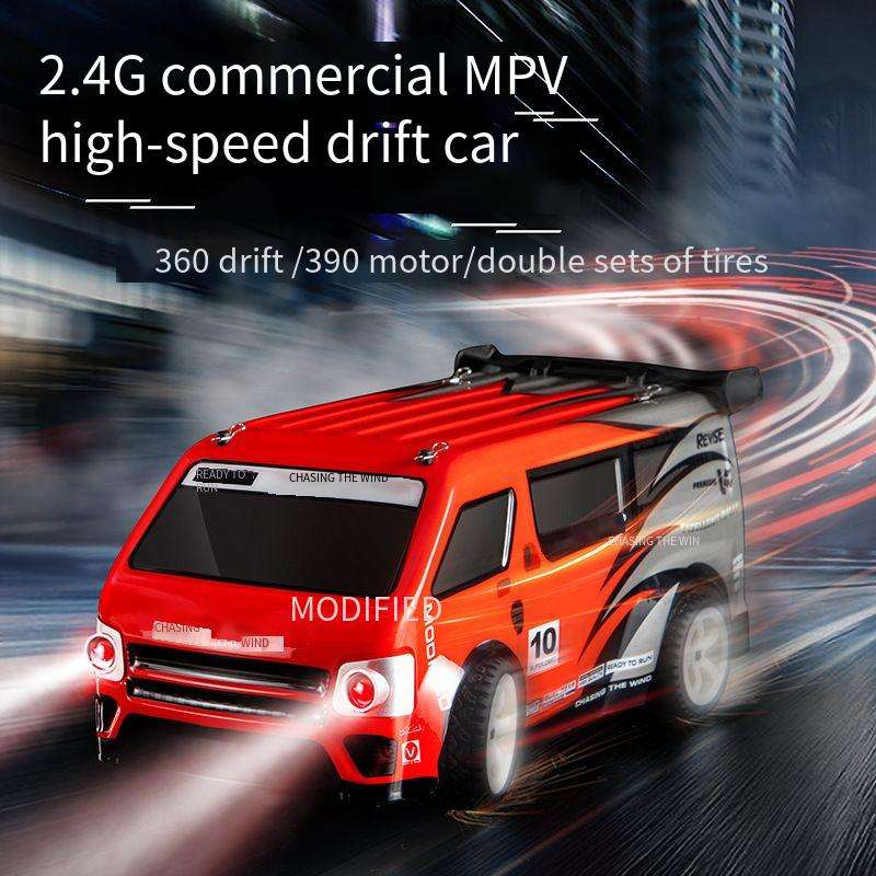 HAOJUN 828E - 1:14 Scale 4WD RC Drift Racing Van for Kids & Adults | 2.4GHz Remote Control Car with Drift Wheels, Rechargeable Battery, High-Speed Performance & Long-Range Control | Age 6+