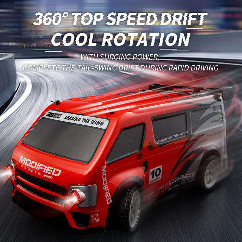 HAOJUN 828E - 1:14 Scale 4WD RC Drift Racing Van for Kids & Adults | 2.4GHz Remote Control Car with Drift Wheels, Rechargeable Battery, High-Speed Performance & Long-Range Control | Age 6+