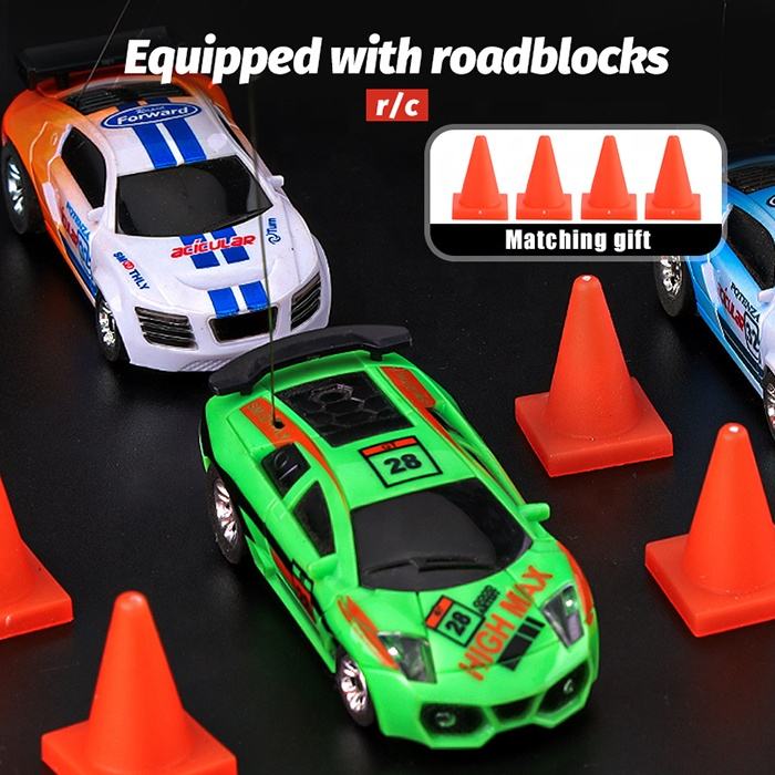 1:58 Mini RC Racing Car in Can | 2.4GHz Pocket Remote Control Car with Portable Soda Can Storage & High-Speed Fun