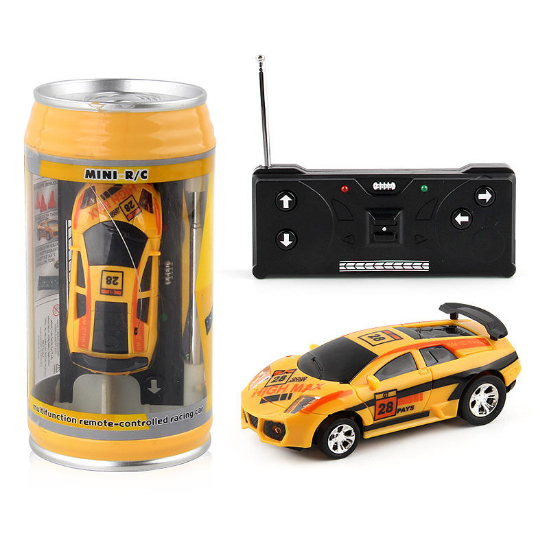 1:58 Mini RC Racing Car in Can | 2.4GHz Pocket Remote Control Car with Portable Soda Can Storage & High-Speed Fun