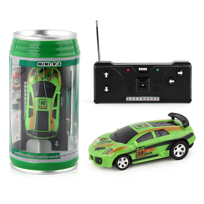 1:58 Mini RC Racing Car in Can | 2.4GHz Pocket Remote Control Car with Portable Soda Can Storage & High-Speed Fun