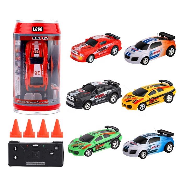 1:58 Mini RC Racing Car in Can | 2.4GHz Pocket Remote Control Car with Portable Soda Can Storage & High-Speed Fun