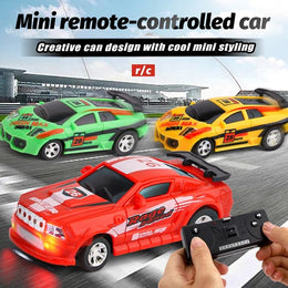 1:58 Mini RC Racing Car in Can | 2.4GHz Pocket Remote Control Car with Portable Soda Can Storage & High-Speed Fun secondary