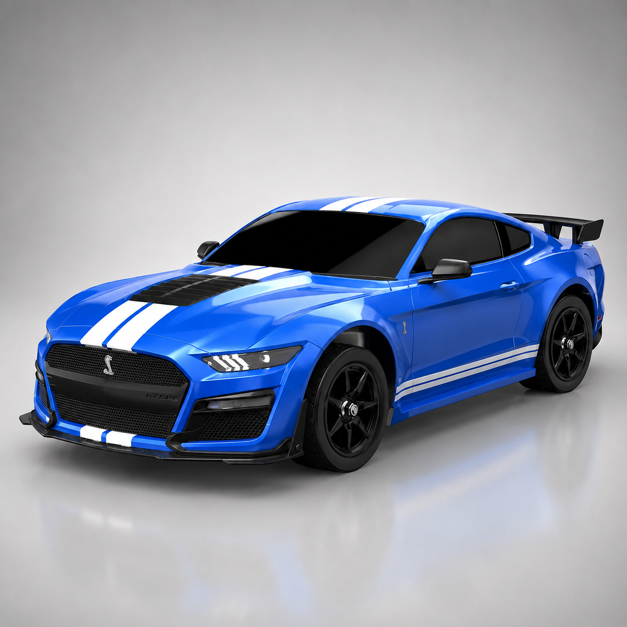 MJX Hyper Go 10306 - 1:10 Ford Mustang Shelby GT500 RC Car, 4WD Sensored Brushless Motor, 2.4GHz Proportional Control, 70km/h High-Speed Drift & Rally Car, 2S Battery Included, Upgradable to 3S