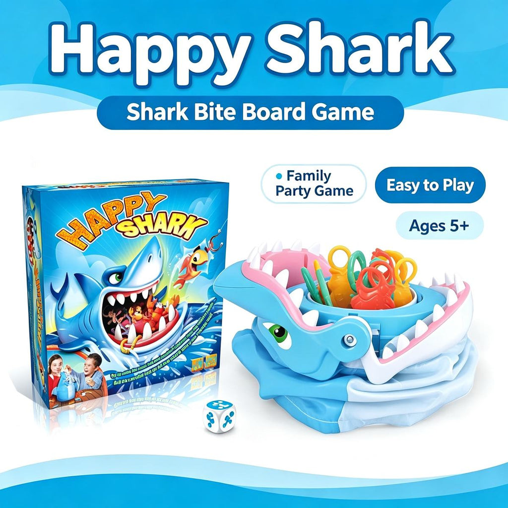 Shark Bite Finger Game Funny Shark Dentist Prank Toy Family Interactive Desktop Board Plastic for Kids Adults