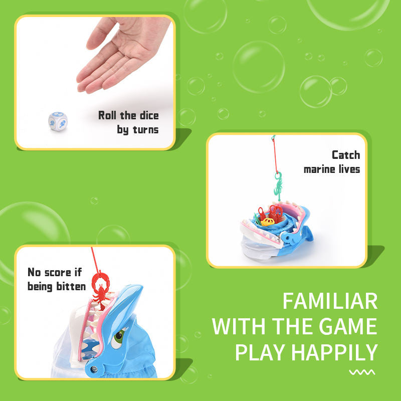 Shark Bite Finger Game Funny Shark Dentist Prank Toy Family Interactive Desktop Board Plastic for Kids Adults