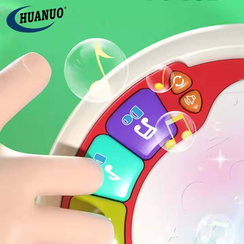 Musical Hand Drum Baby Toys Educational Light up Sensory Bongo Musical Toys for Toddlers