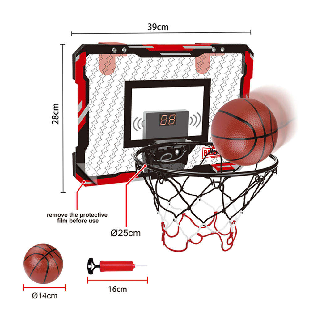 Ring Basketball Hoop Wall-mounted Indoor and Outdoor Training Home Kids Basketball Toy