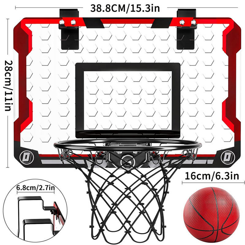 Ring Basketball Hoop Wall-mounted Indoor and Outdoor Training Home Kids Basketball Toy