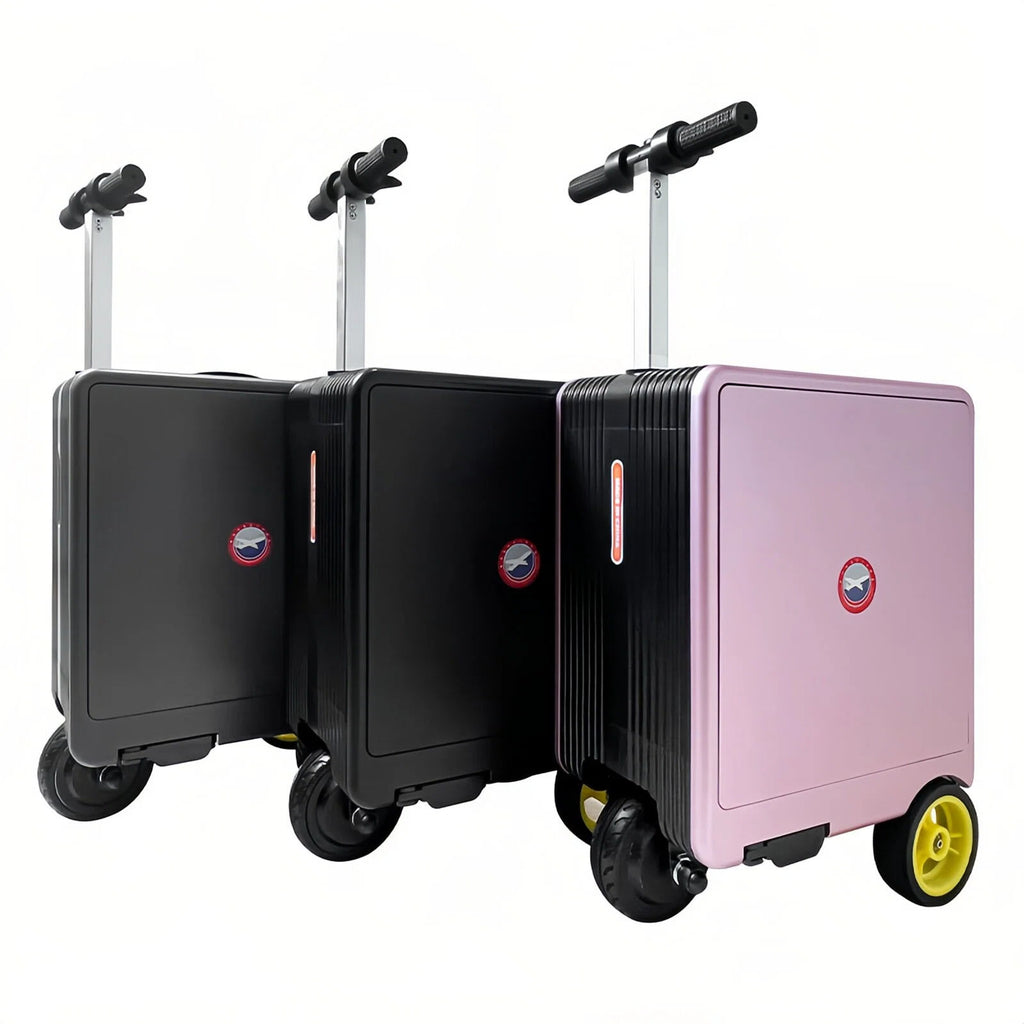 Airwheel SE3S Smart Electric Riding Suitcase, 20L Rideable Carry-On Luggage with 250W Brushless Motor, 13 km/h Speed, 73.26Wh Removable Battery, TSA Lock and USB Charging