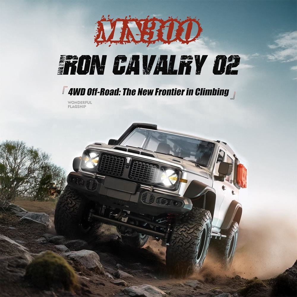 MN-300 1/12 RC Climbing Vehicle 2.4G 4WD Cross-country Buggy Model SUV Racing Off-Road Car with Lights