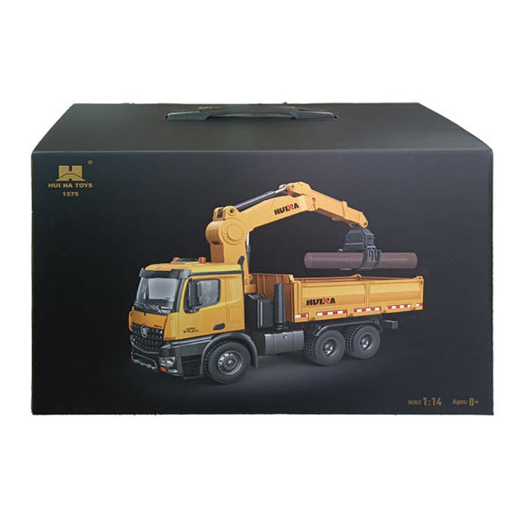 HUINA 1538 1/14 26CH Alloy Wood Grabber Dumper Remote Control Engineering Construction Model