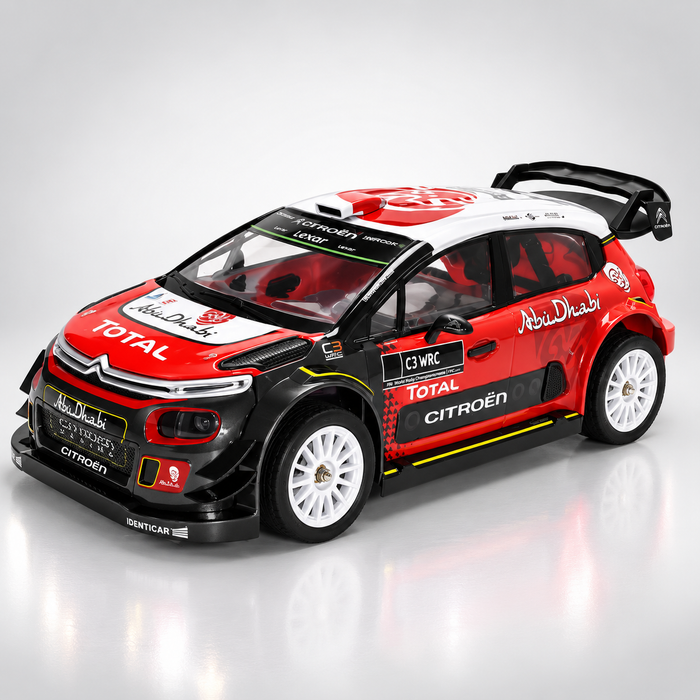 MJX Hyper Go 10303 DC - 1:10 Citroën C3 WRC 4WD Brushless RC Rally Car, 3652 3200KV Sensored Motor, 80A ESC, G3C Gyro, 6KG Servo, 7075 Aluminum Chassis, Metal Drivetrain & 2S Battery