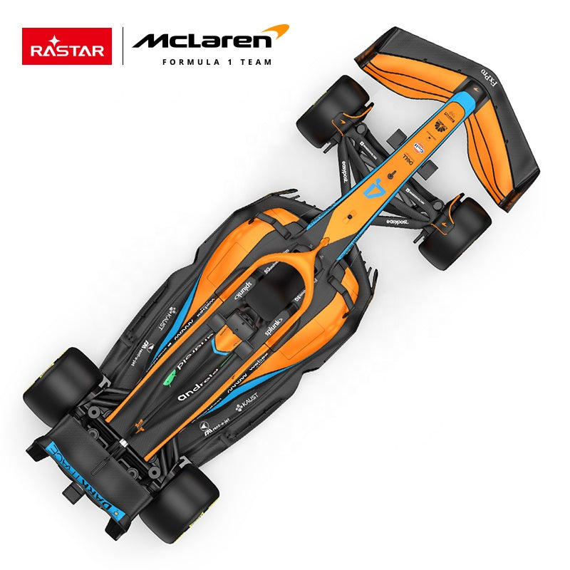 RASTAR McLaren F1 MCL36 - 1:18 Scale RC Racing Car, 2022 Emilia Romagna Grand Prix Licensed Formula 1 Model, 2.4GHz Remote Control Vehicle with Full-Function Driving and Independent Suspension