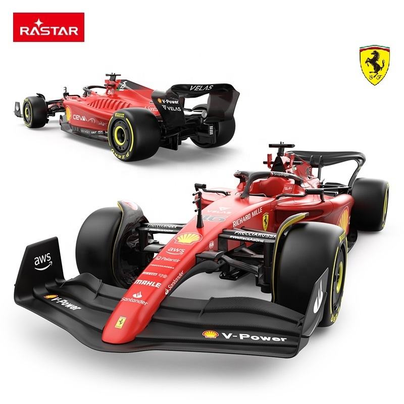RASTAR Ferrari F1-75 RC Car, Model 99960 - 1:12 Scale Formula 1 Racing Car with 2.4GHz Remote Control, Rechargeable Battery, Forward and Reverse Drive, Left and Right Steering
