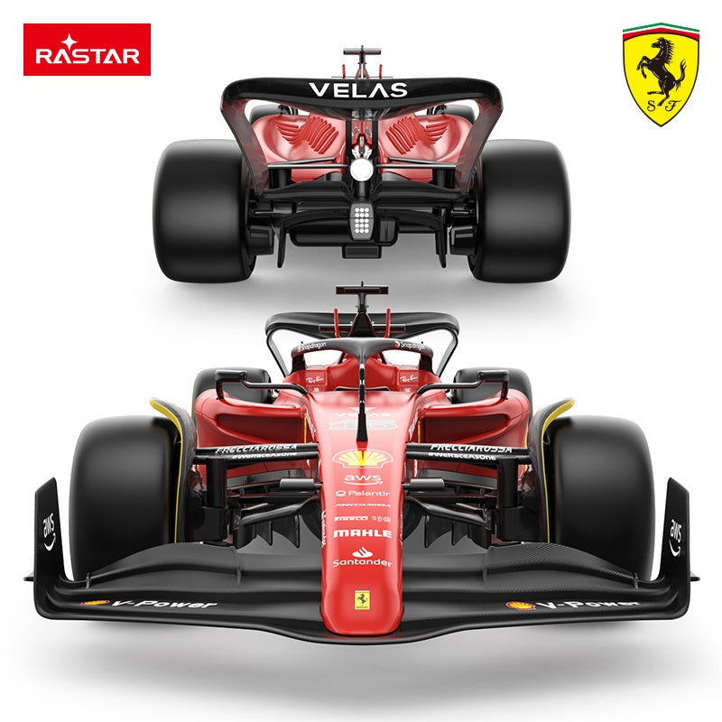 RASTAR Ferrari F1-75 RC Car, Model 99960 - 1:12 Scale Formula 1 Racing Car with 2.4GHz Remote Control, Rechargeable Battery, Forward and Reverse Drive, Left and Right Steering
