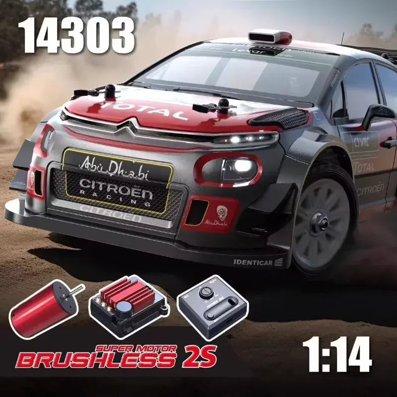 MJX Hyper Go 14303 1/14 RC Drift Car 2.4G High Speed Drift Rally Car Brushless Motor