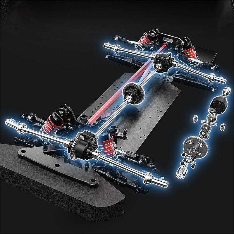 MJX Hyper Go 7303DC - 1:7 Citroën C3 WRC 4WD Brushless RC Rally Car, 3974 2500KV Sensored Motor, 120A ESC, 35KG Metal Servo, G3C Gyro, Triple Metal Differentials, 4S Battery & Charger