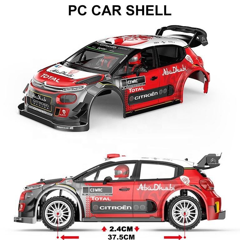 MJX Hyper Go 7303DC - 1:7 Citroën C3 WRC 4WD Brushless RC Rally Car, 3974 2500KV Sensored Motor, 120A ESC, 35KG Metal Servo, G3C Gyro, Triple Metal Differentials, 4S Battery & Charger