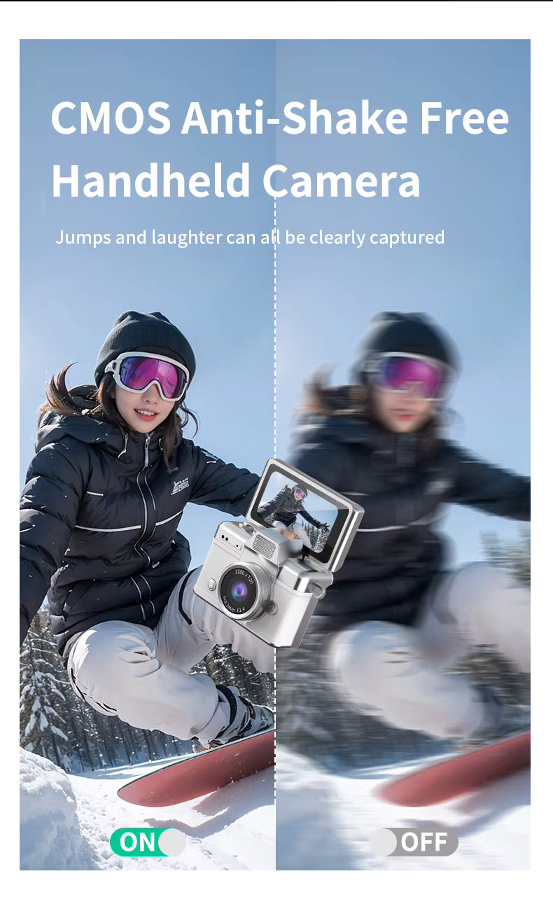Mini Pendant Camera Student Campus Small Camera Retro CCD Portable Mini Thumb Camera Travel Flip Screen description image 11