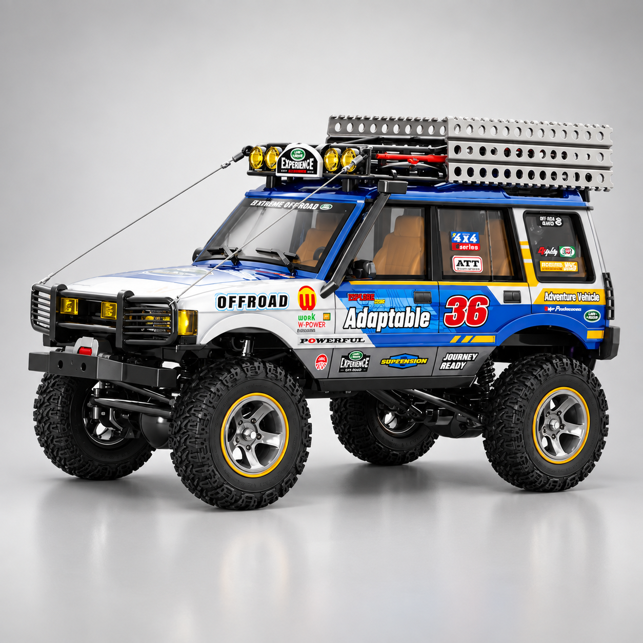 JXC LR1801 - 1:18 RC Rock Crawler | 4WD Dual Speed Off-Road Climbing Truck with 2.4GHz Remote, High Torque & RTR Battery