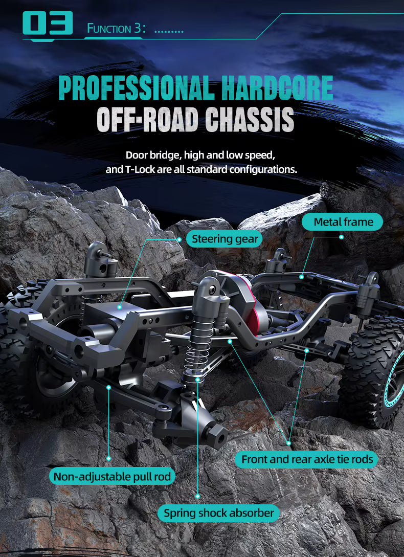 ZLL Beast SG206PRO 1/20 4WD Brush High Speed Car 2.4G Racing Climbing description image 1
