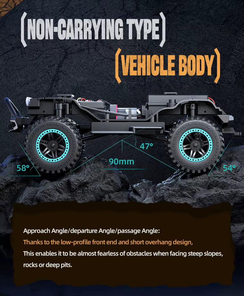 ZLL Beast SG206PRO 1/20 4WD Brush High Speed Car 2.4G Racing Climbing description image 3