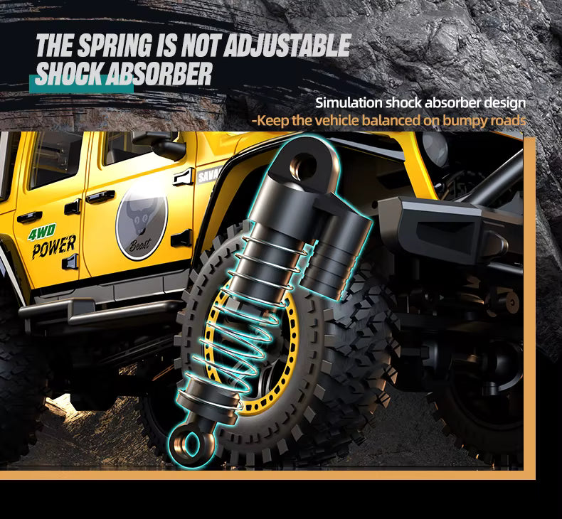 ZLL Beast SG206PRO 1/20 4WD Brush High Speed Car 2.4G Racing Climbing description image 4