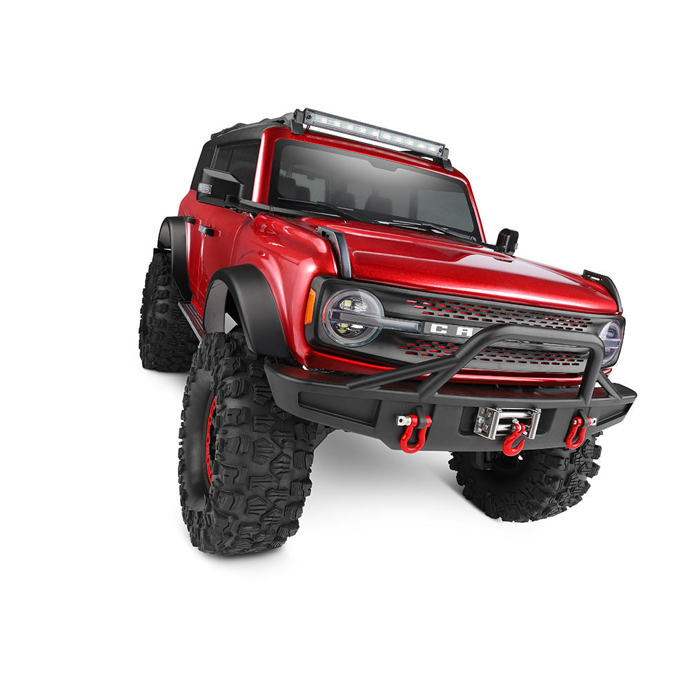 WLtoys 104020 - 1:10 Scale RC Ford Bronco Style Rock Crawler 4WD Off-Road Truck with Electric Winch, 2.4GHz Remote Control, 550 Brushed Motor and LED Lights